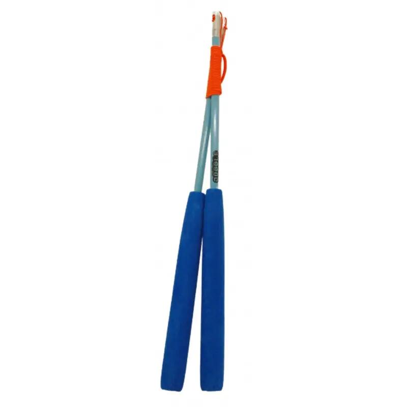 Diabolo Meerkleurig Beach PLAY + Blauwe FiberGlass Sticks 3/3
