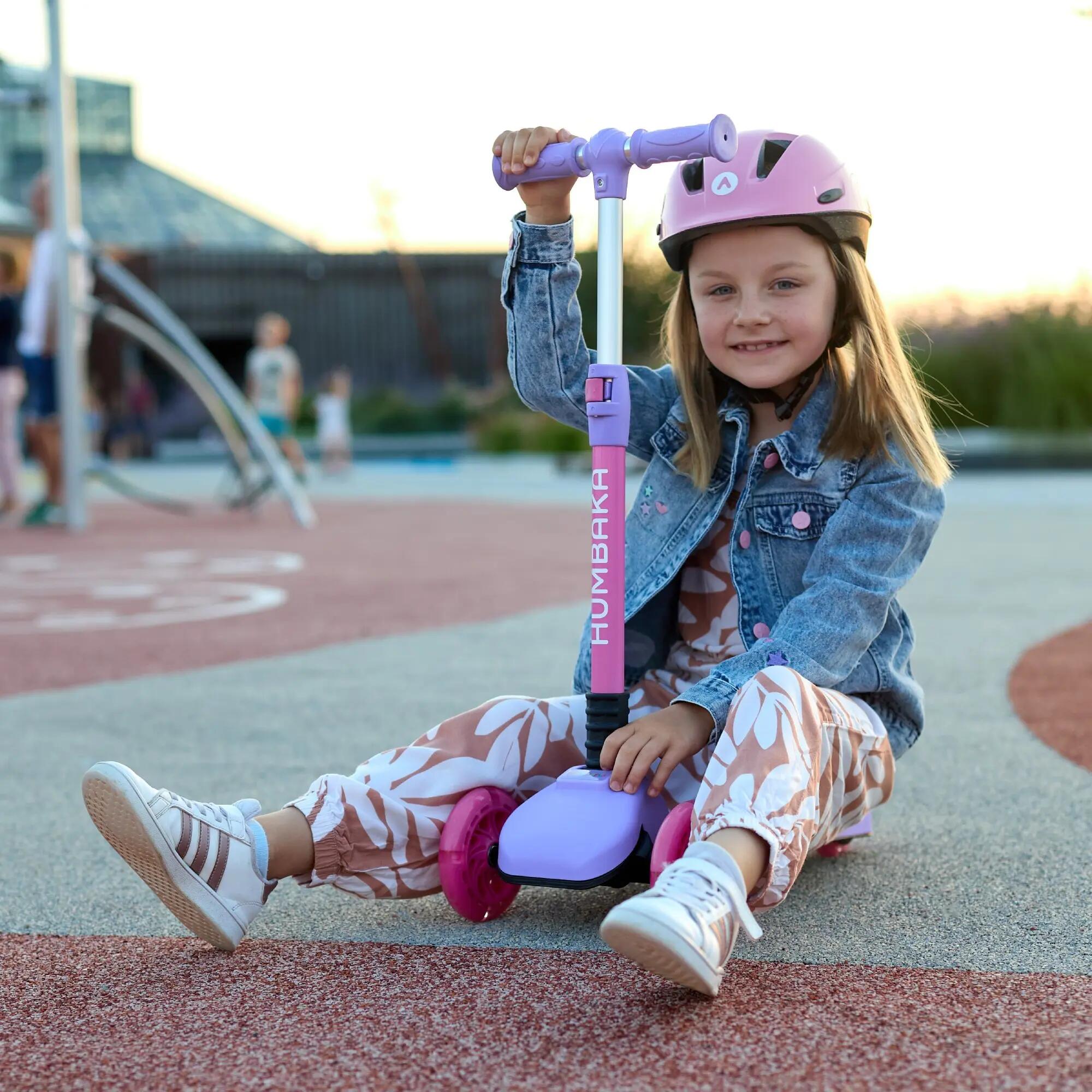 HUMBAKA Starshine LED kids' three-wheel scooter 4/7