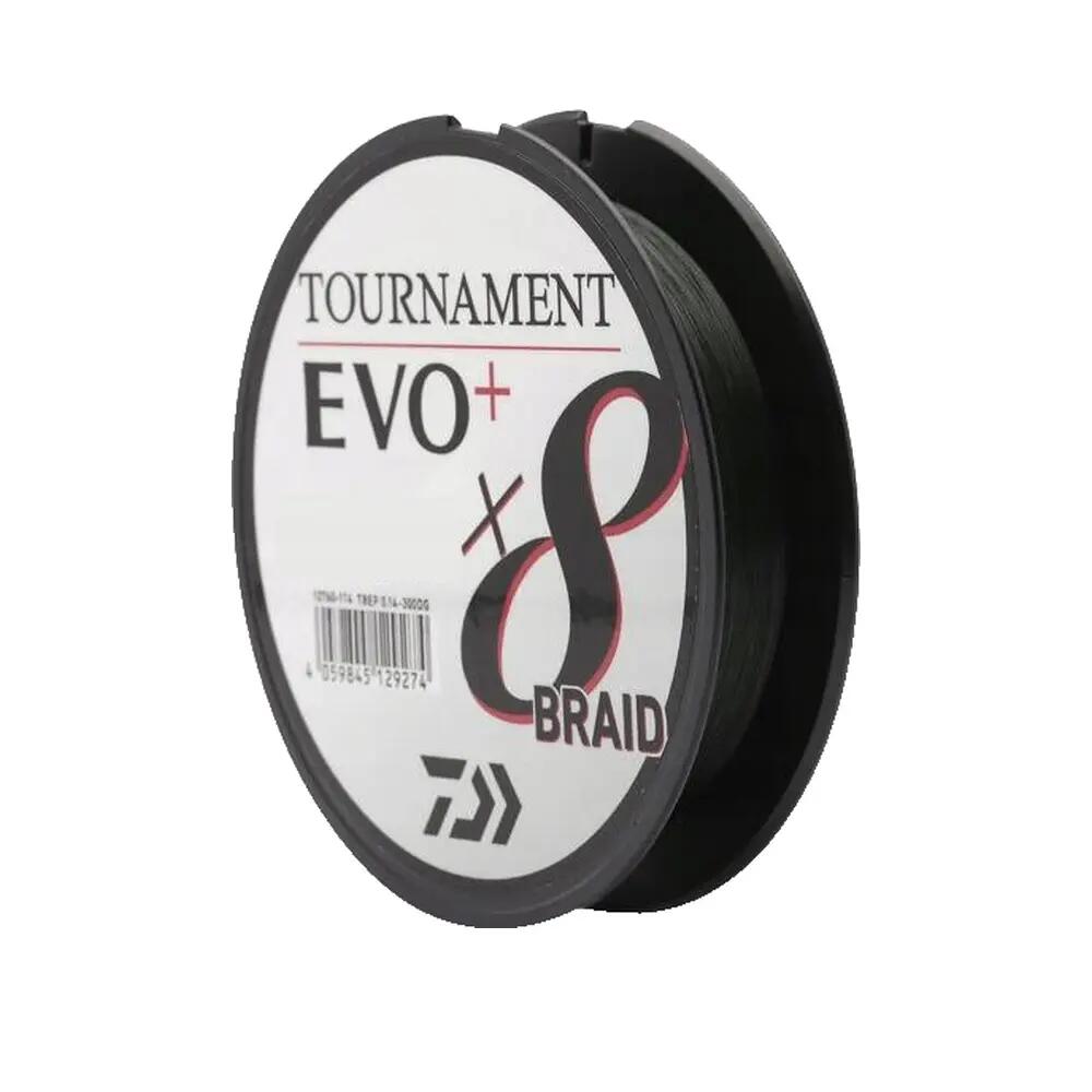 Daiwa Tournament X8 EVO+ Dark Green 135m 0.08 mm 4.90kg 6/6