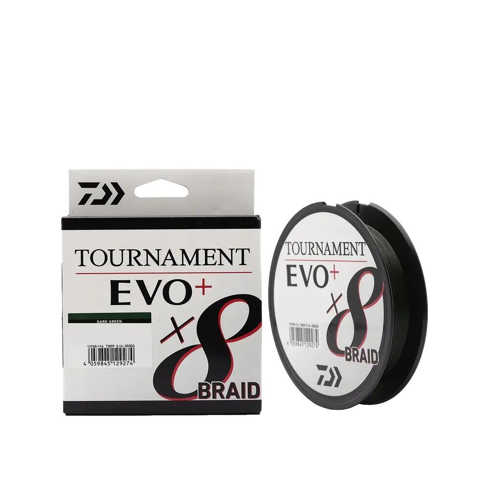 Daiwa Tournament X8 EVO+ Dark Green 135m 0.08 mm 4.90kg 5/6