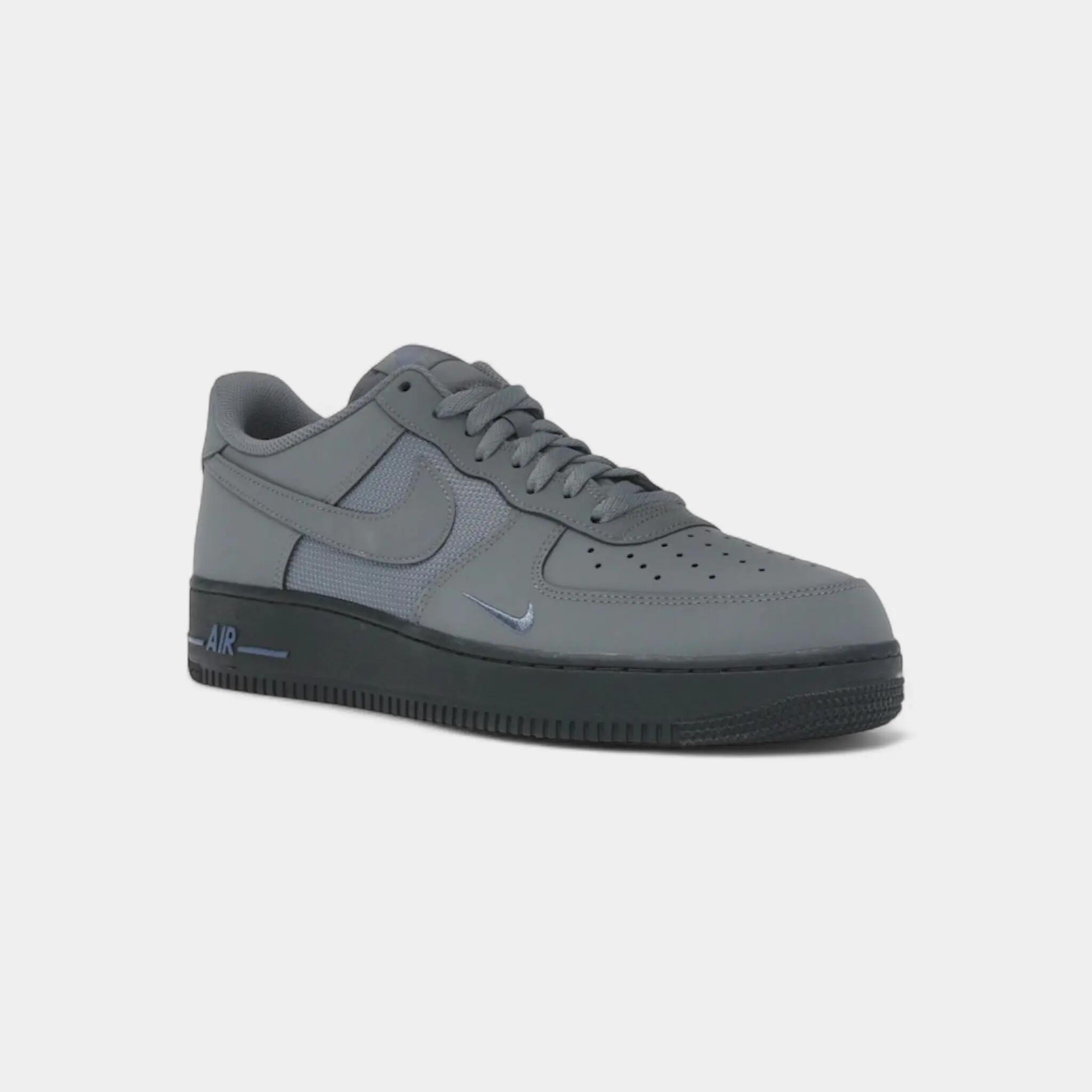 Nike Air Force 1 Low '07 LV8 Smoke Grey Anthracite Diffused Blue 2/4
