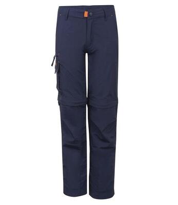 Kinder Hose Slim Fit Oppland Marineblau / orange