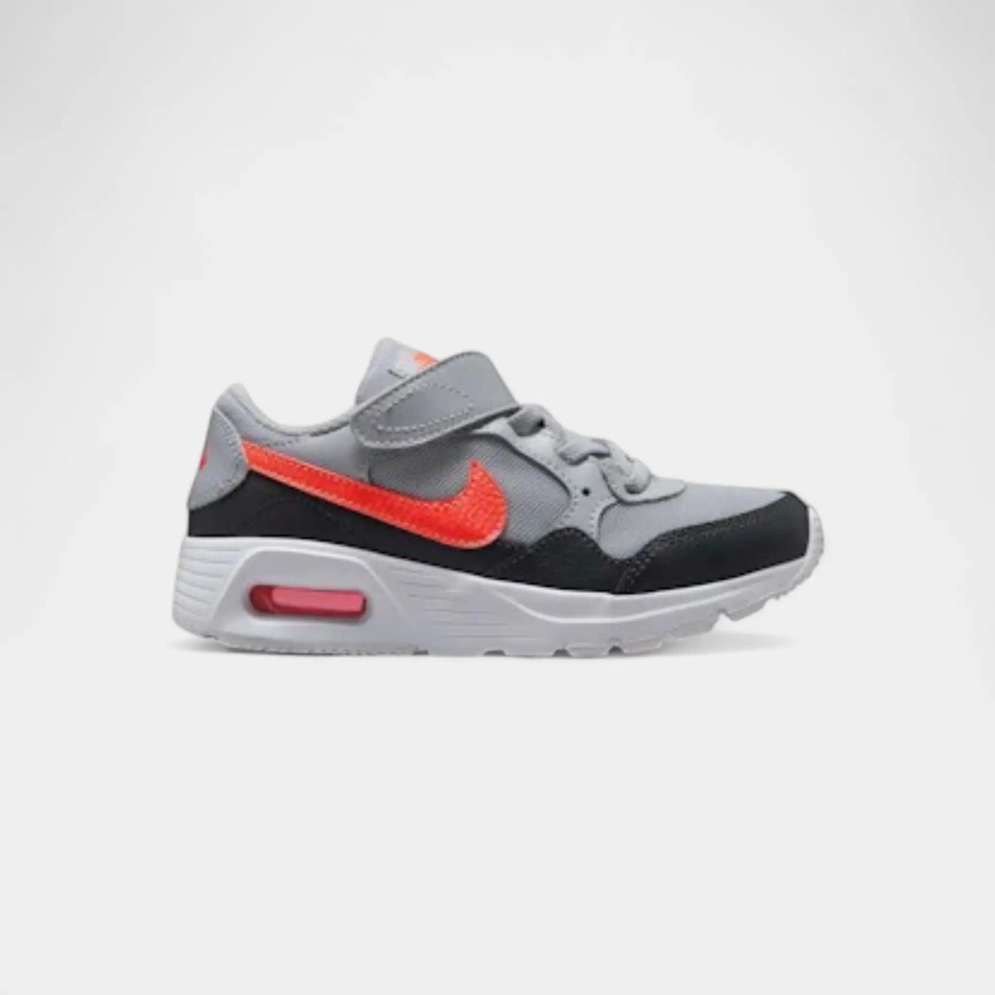 Nike Air Max SC Wolf Grey Anthracite White Bright Crimson (PS) 1/2