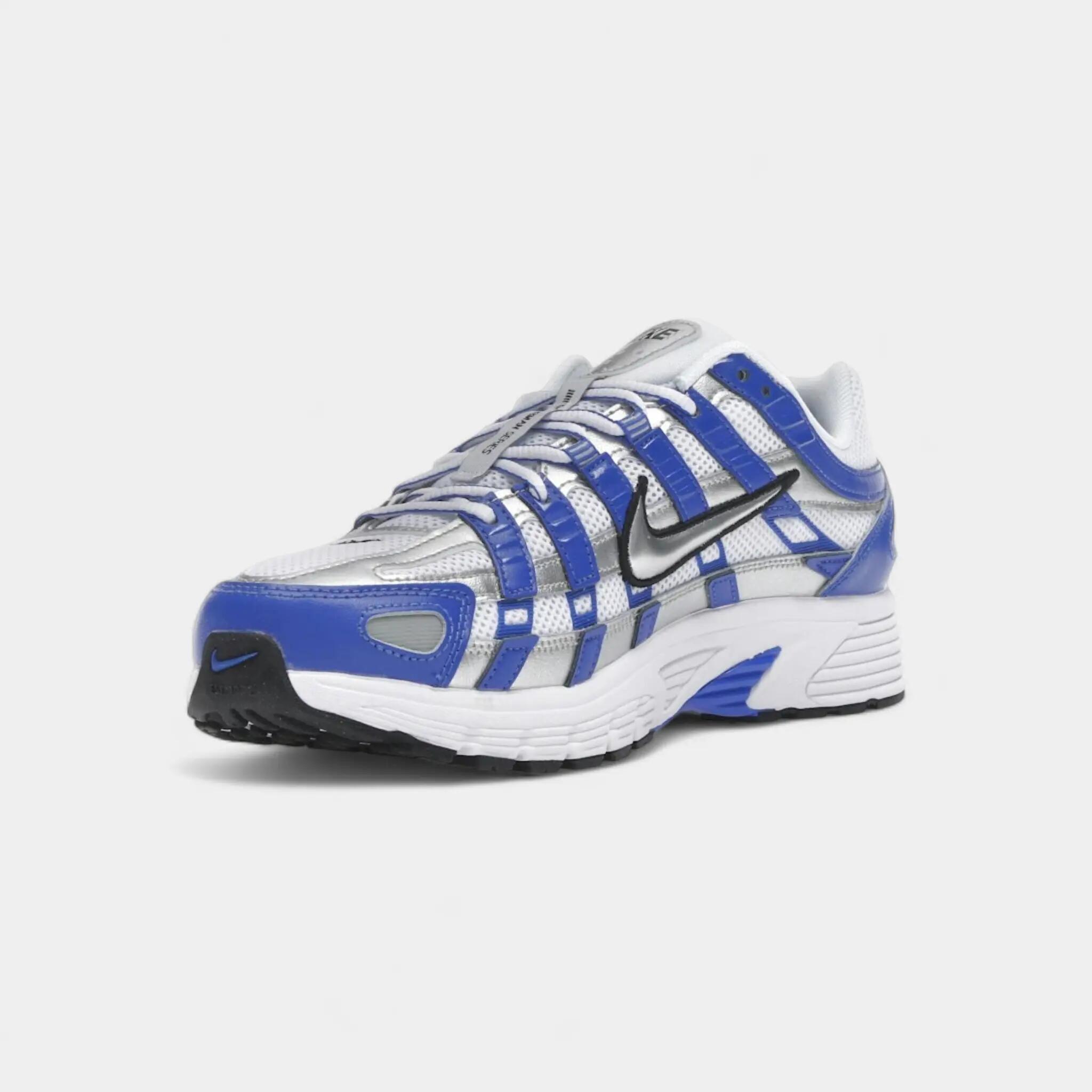 Nike P-6000 Racer Blue Metallic Silver White 3/5