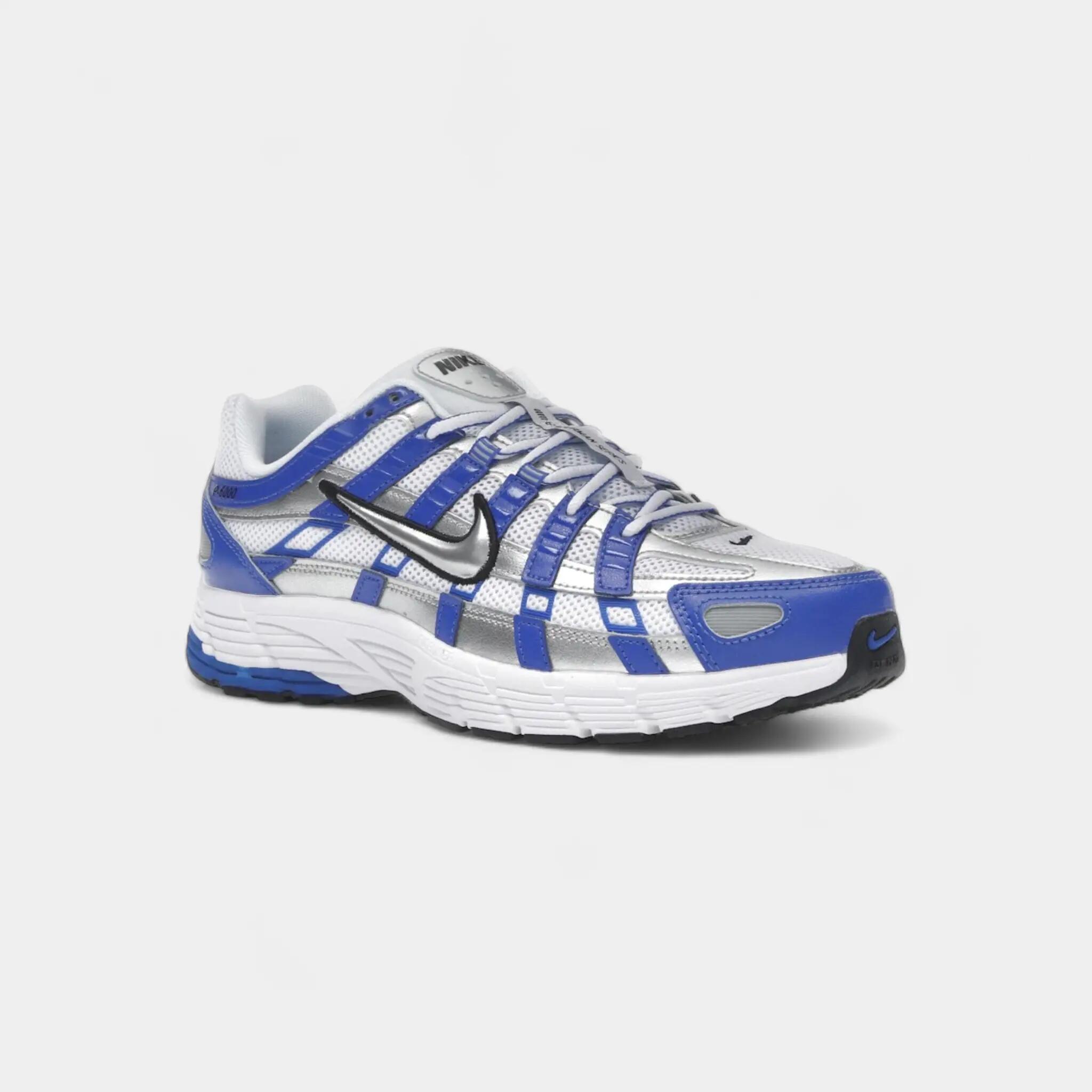 Nike P-6000 Racer Blue Metallic Silver White 2/5