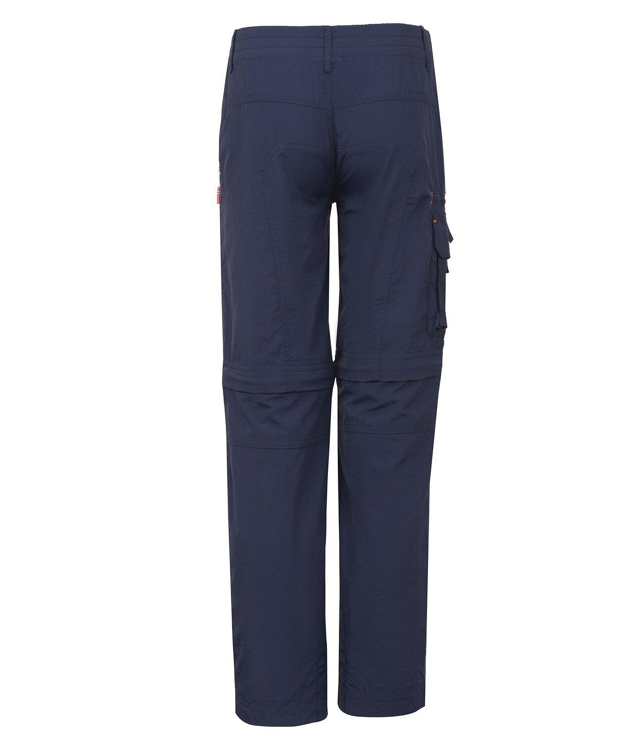 Enfants Oppland Pants Coupe Slim Bleu marine/orange 2/2