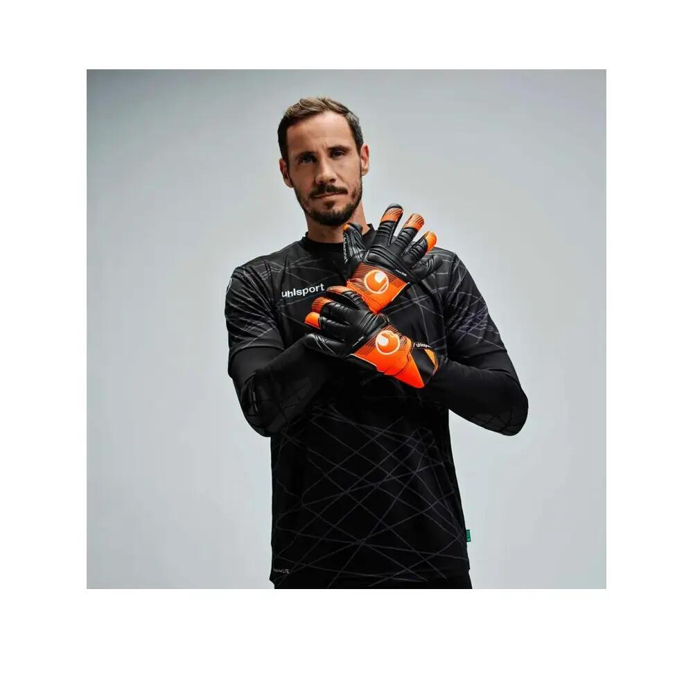 Dziecięcy zestaw koszulka bramkarska, spodenki i skarpety Uhlsport Prediction 9/15