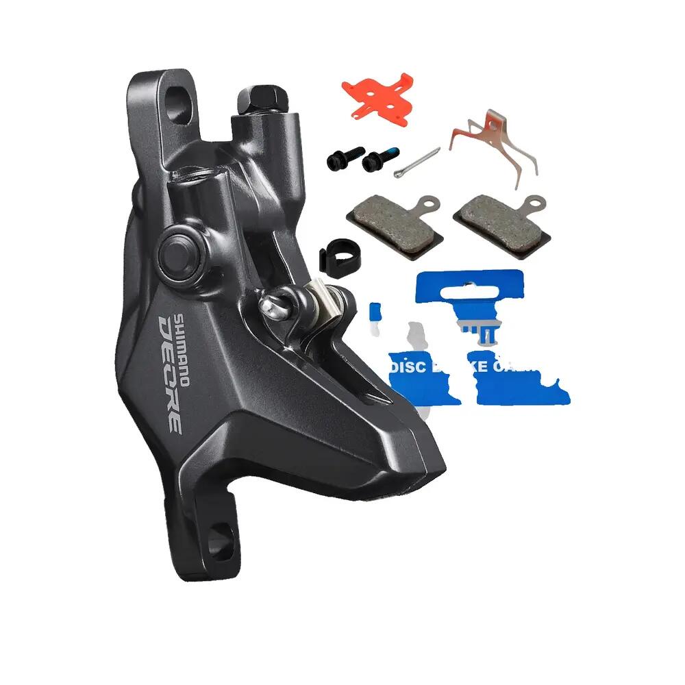 SHIMANO Deore M6100 Brake Caliper BR-M6100 2-Piston Black Post Mount 9/10