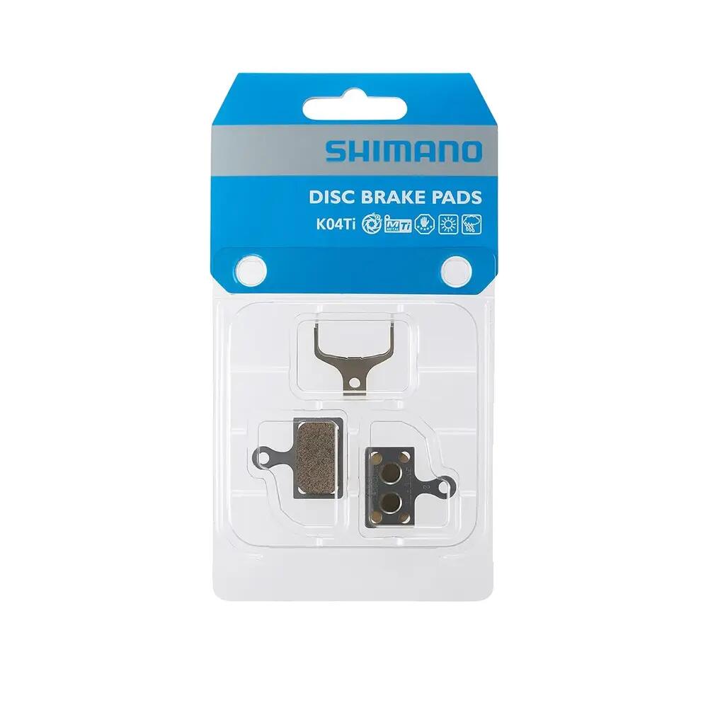 Paar metalen en verende fietsremblokjes Shimano K04Ti-MX 3/3