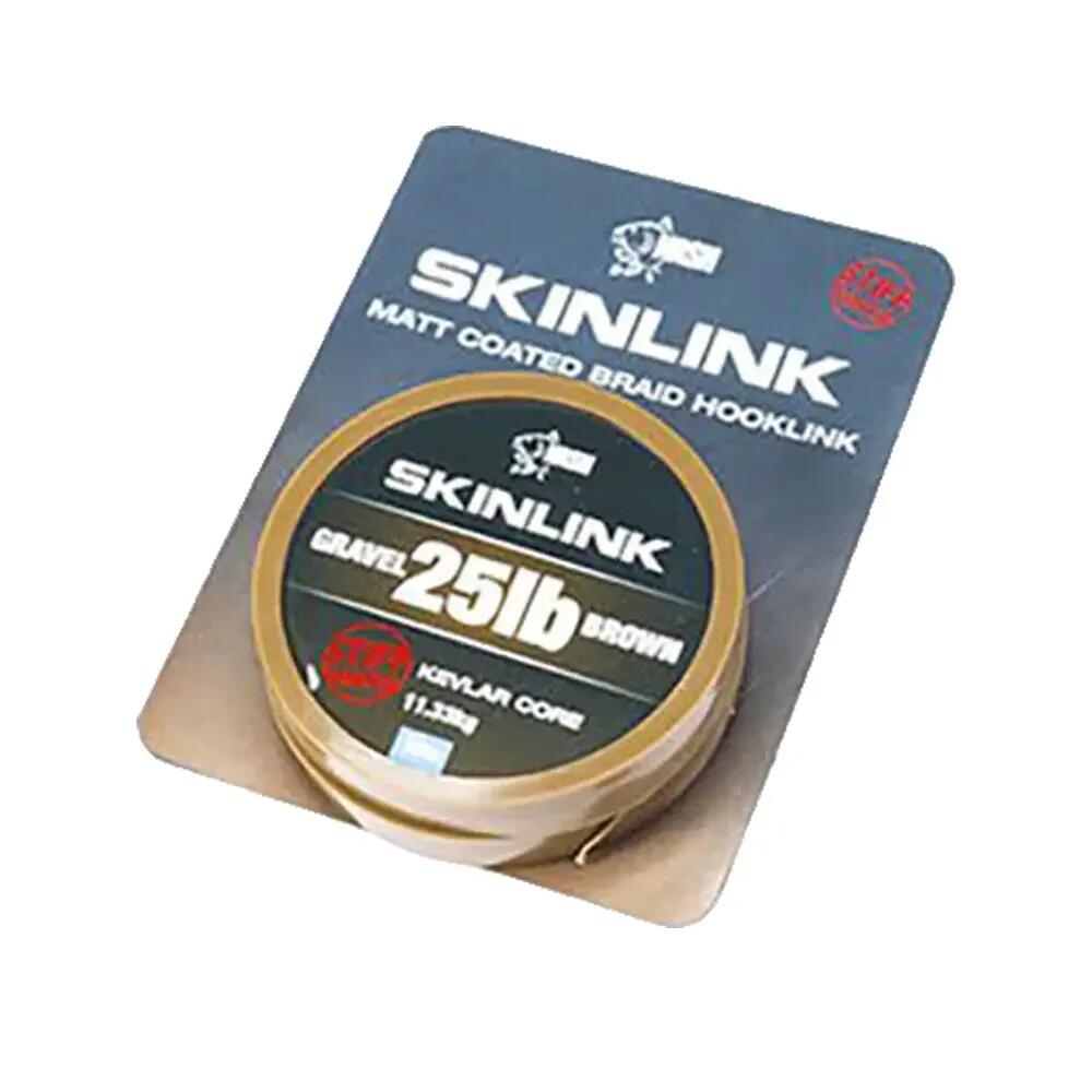 Ligne de pêche Nash Skinlink Stiff 15lb Gravel 7/8
