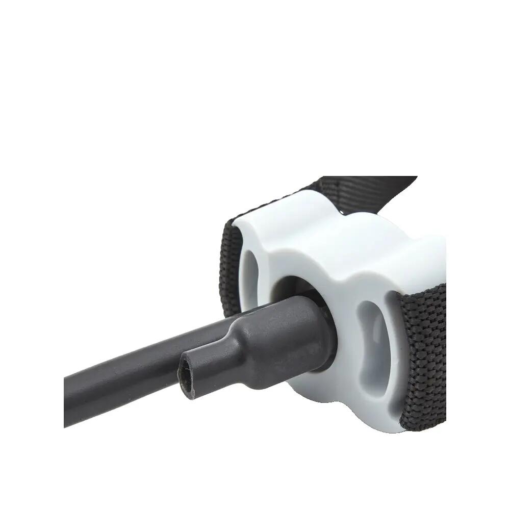 Adjustable Rubber Resistance Band (White/Black) One Size 6/10