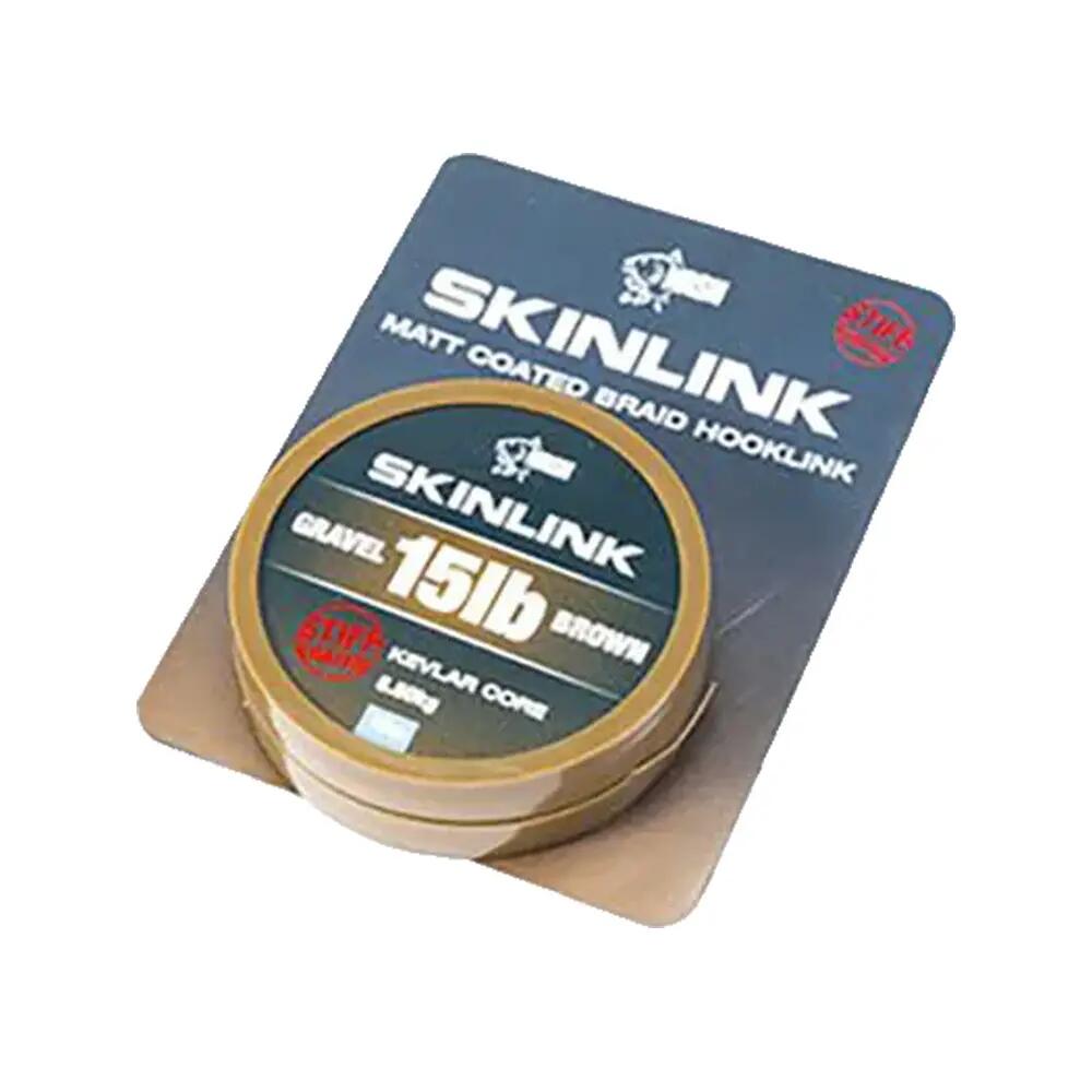 Ligne de pêche Nash Skinlink Stiff 15lb Gravel 5/8