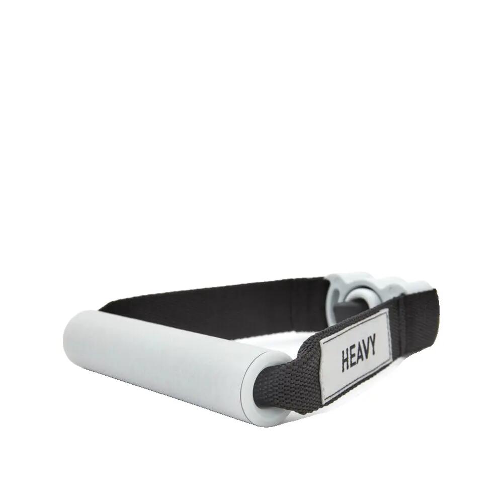 Adjustable Rubber Resistance Band (White/Black) One Size 5/10