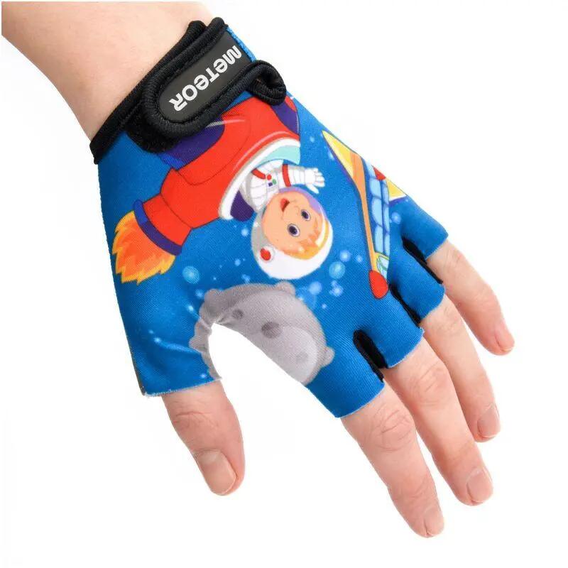 Fietshandschoenen voor kinderen (Blauw/multikleurig) 3/7