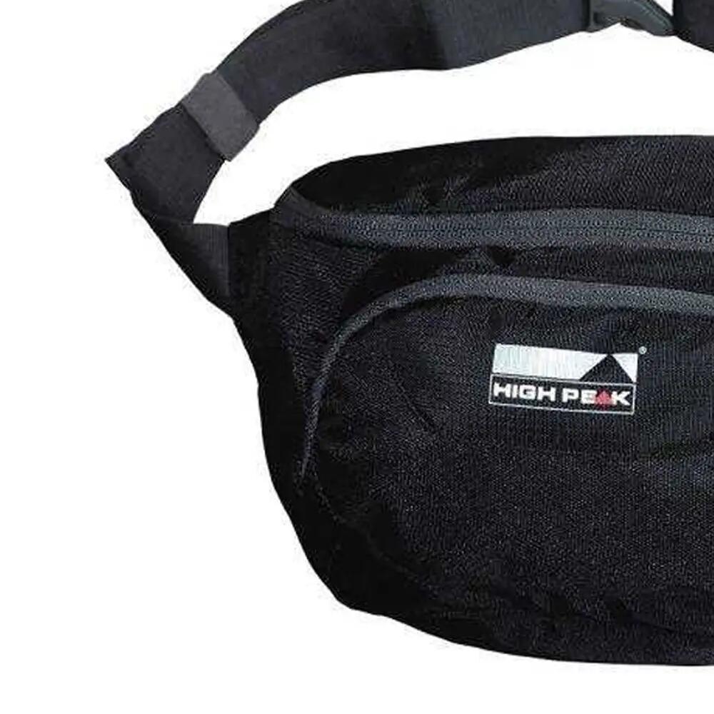 Adulto Unisex Marsupio High Peak Tigra Nero Taglia Unica 2/3