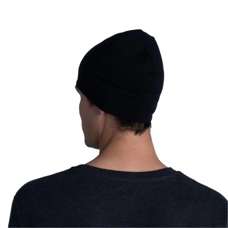 Merinoswollen muts (Zwart) 2/7