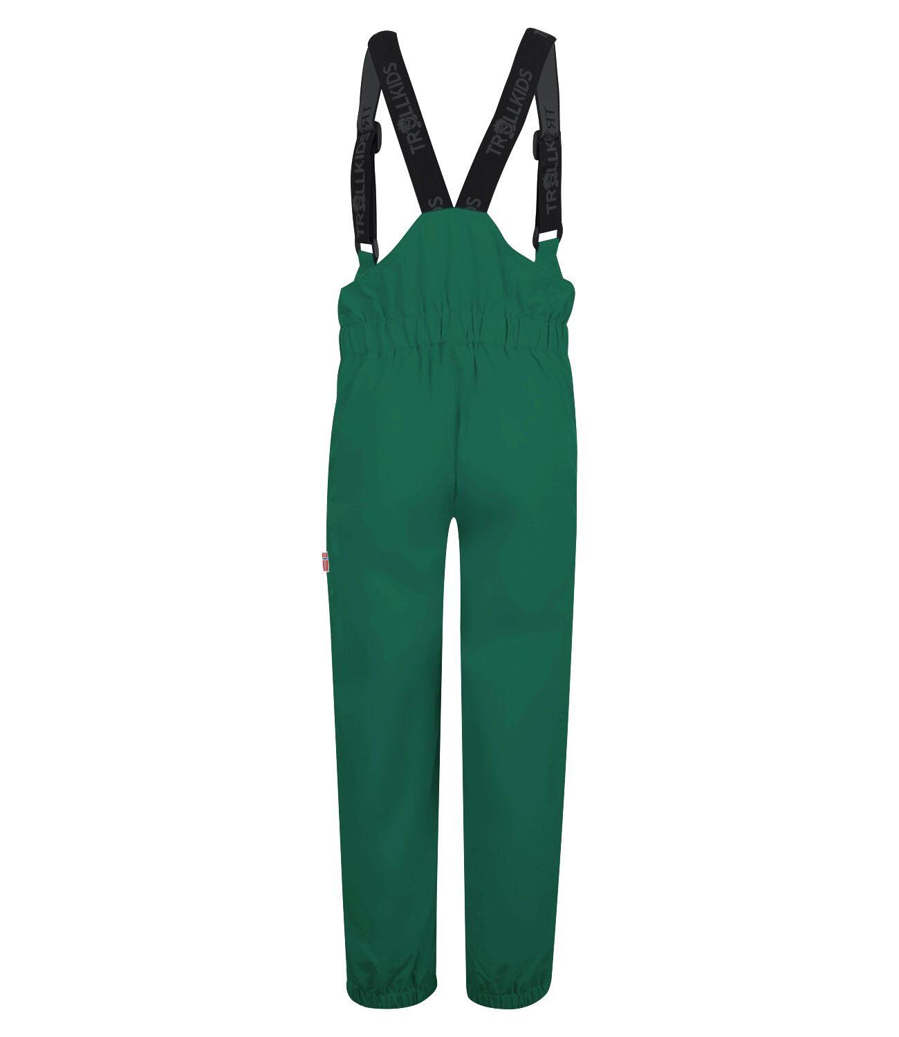 Pantalon de trekking pour enfants Odda Imperméable Vert foncé / Vert clair 2/3
