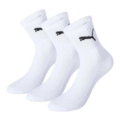 Calzettoni Corto Adulto Unisex Misura Confezione 3 Puma Bianco