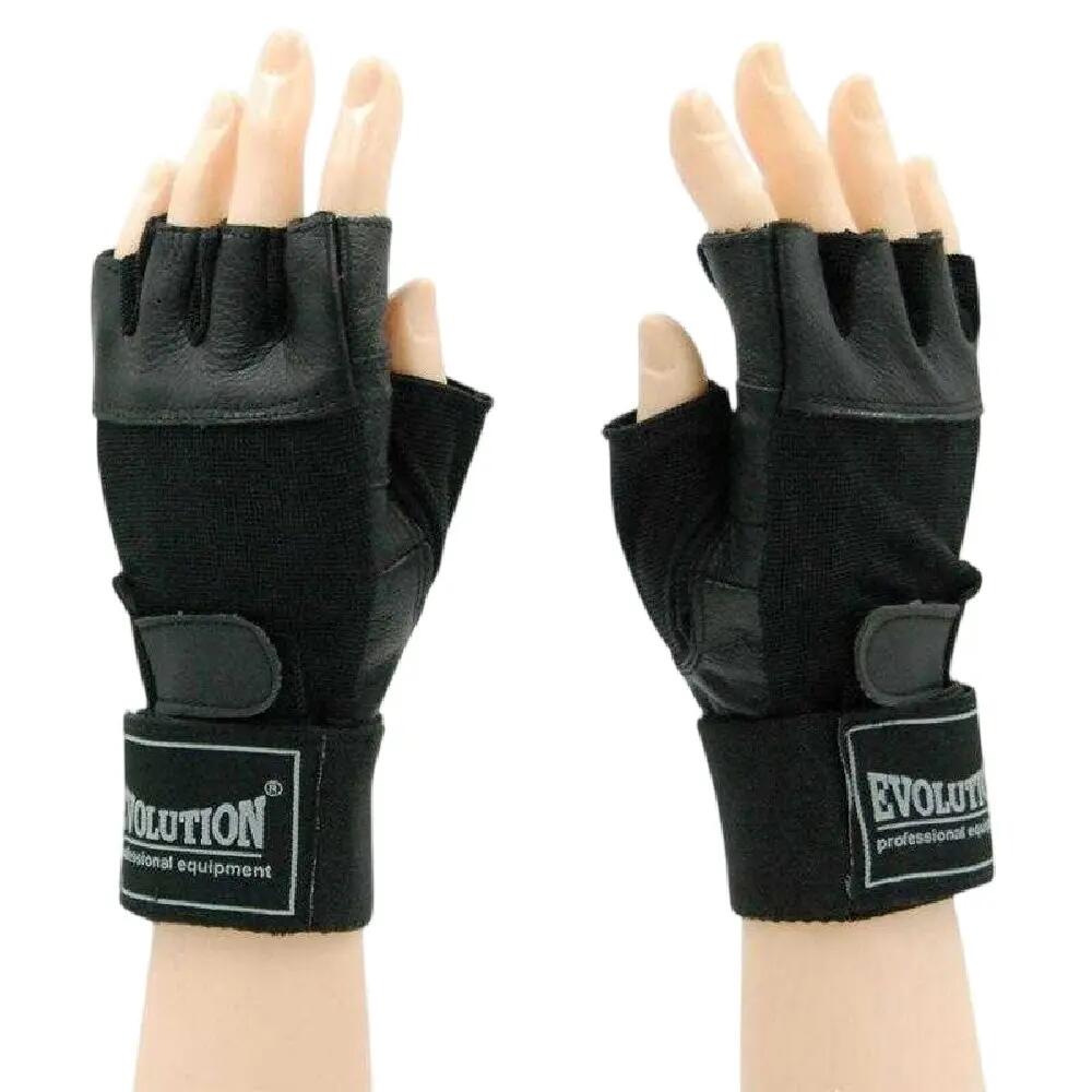 "FR11" GewichtheberTrainingshandschuhe für HerrenDamen Unisex, Leder Damen und 3/6
