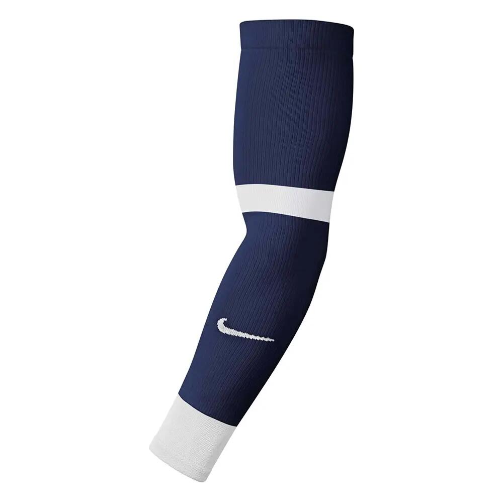 MatchFit Football Shin Guard Sleeves (Pack of 2) (Navy Blue) 3/3