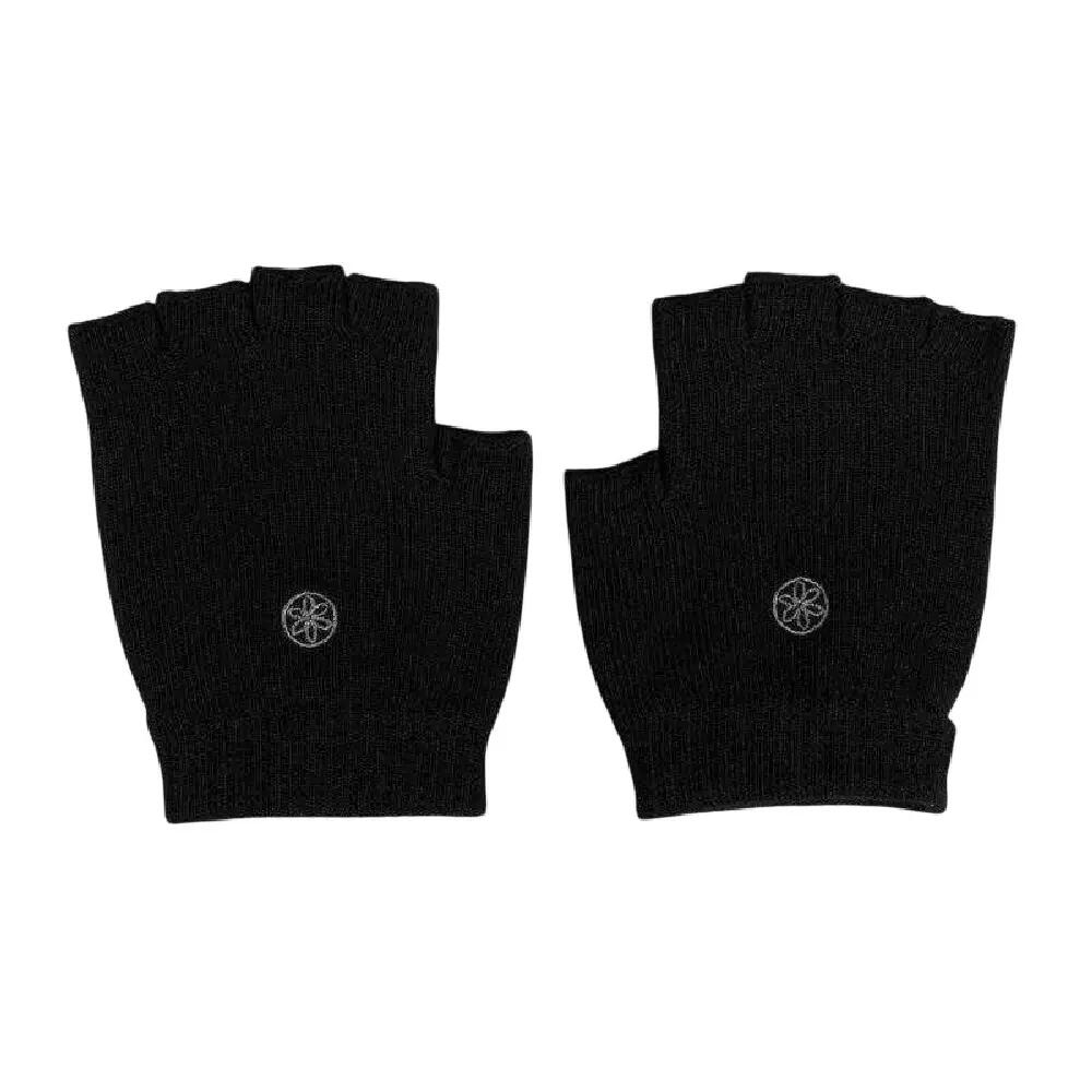 Guanti Senza Dita Yoga Adulto Unisex Gaiam Nero 2/4