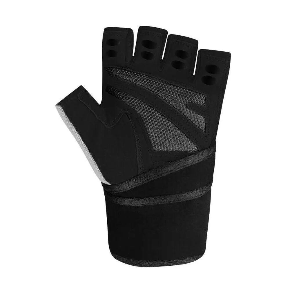 Adulto Unisex Pelle Scamosciata Guanti Senza Dita Spokey Bolster Nero 2/3