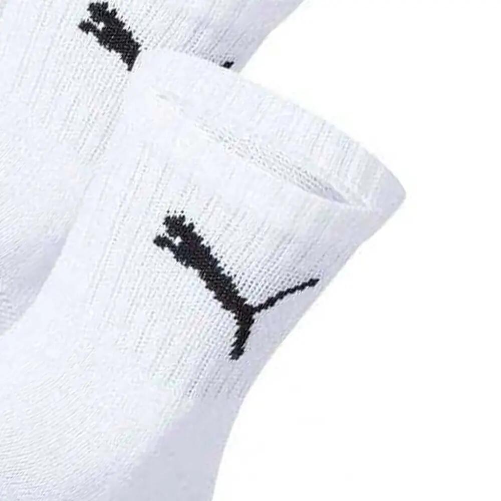 Lot De 3 Chaussettes Motif/style Court Adulte (Blanc) 2/4