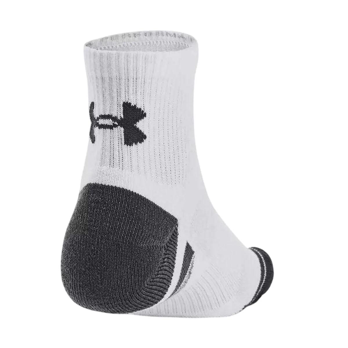Calzini Adulto Unisex Misura Confezione 3 Under Armour Performance Tech Bianco 2/7