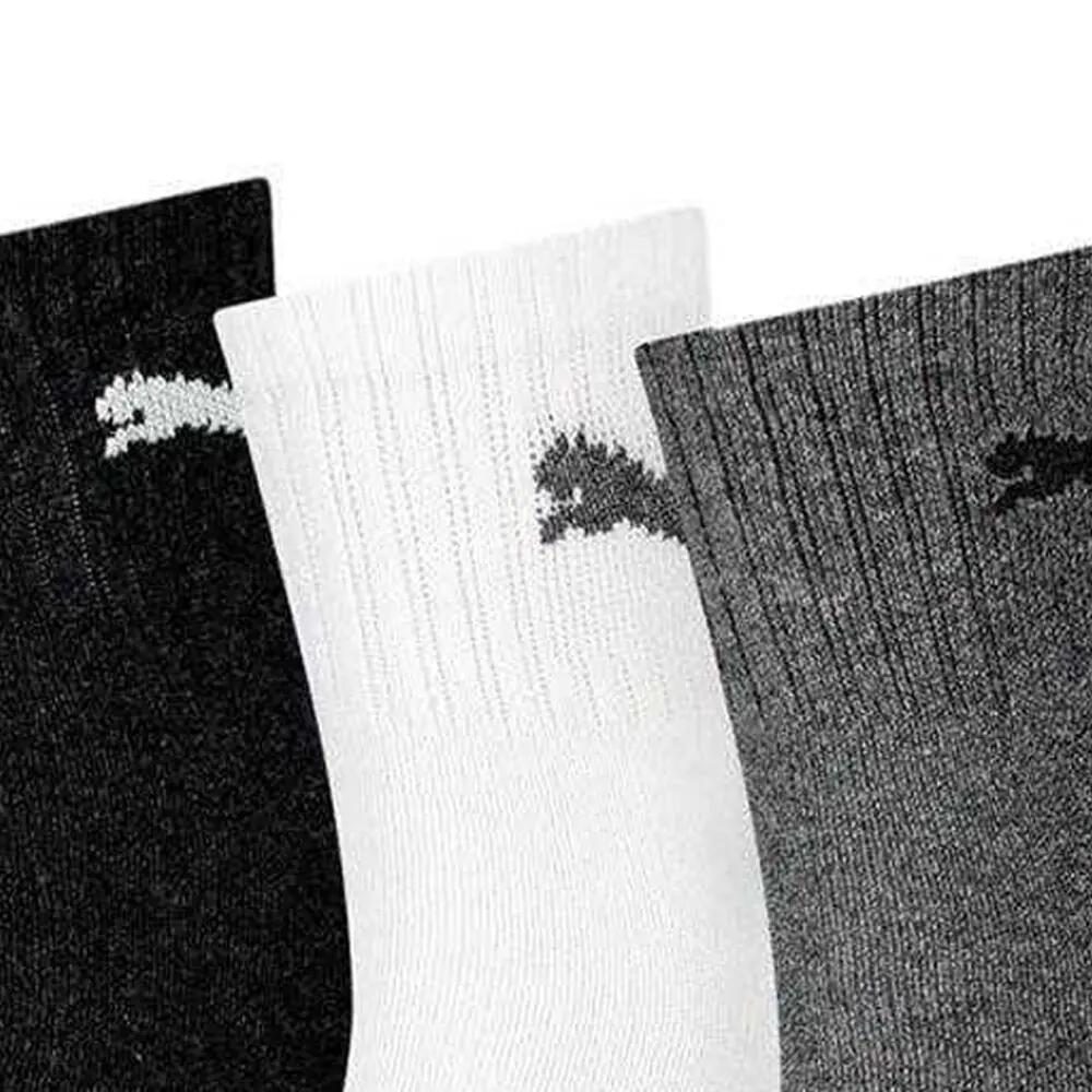 Meias curtas com logótipo em contraste para homem (conjunto de 3) (Branco / 3/3