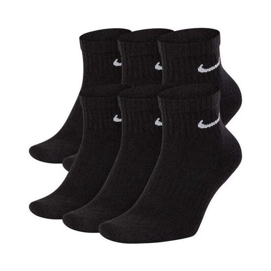 Calzini Alla Caviglia Imbottito Uomo Misura Confezione 6 Nike Nero