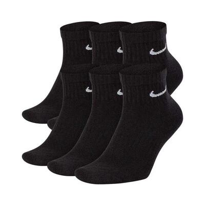 Calzini Alla Caviglia Imbottito Uomo Misura Confezione 6 Nike Nero