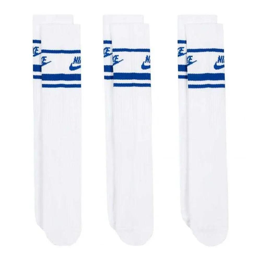 Unisex NSW Essentialsokken voor volwassenen (set van 3) (Wit/blauw) 2/3