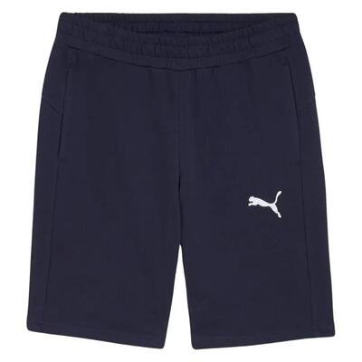 Heren team goal casuals korte broek (marineblauw)