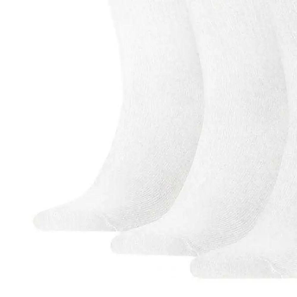 Unisex Adult Sport Crew Socks (Pack of 3) (White) 2/3