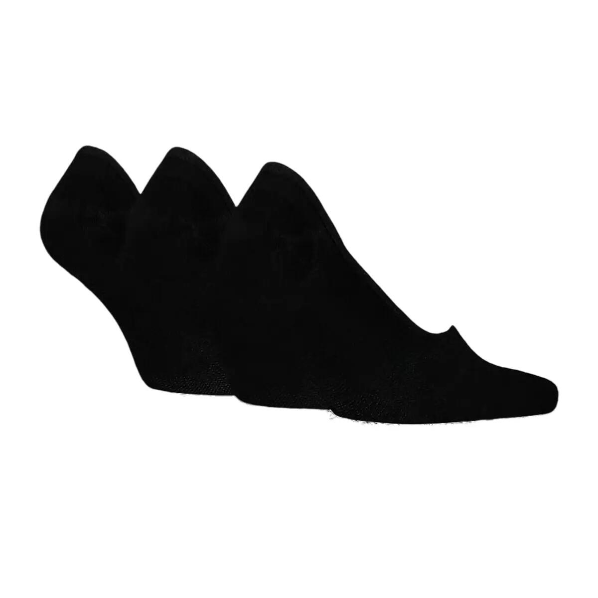 Calcetines Invisibles para Adultos Unisex Packs de 3 Negro 2/4