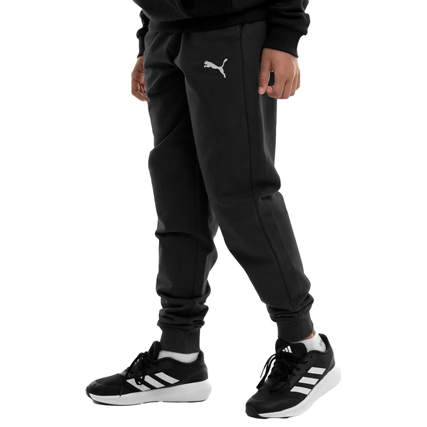 Childrens/Kids Team Goal Jogging Bottoms (Black) 1/5