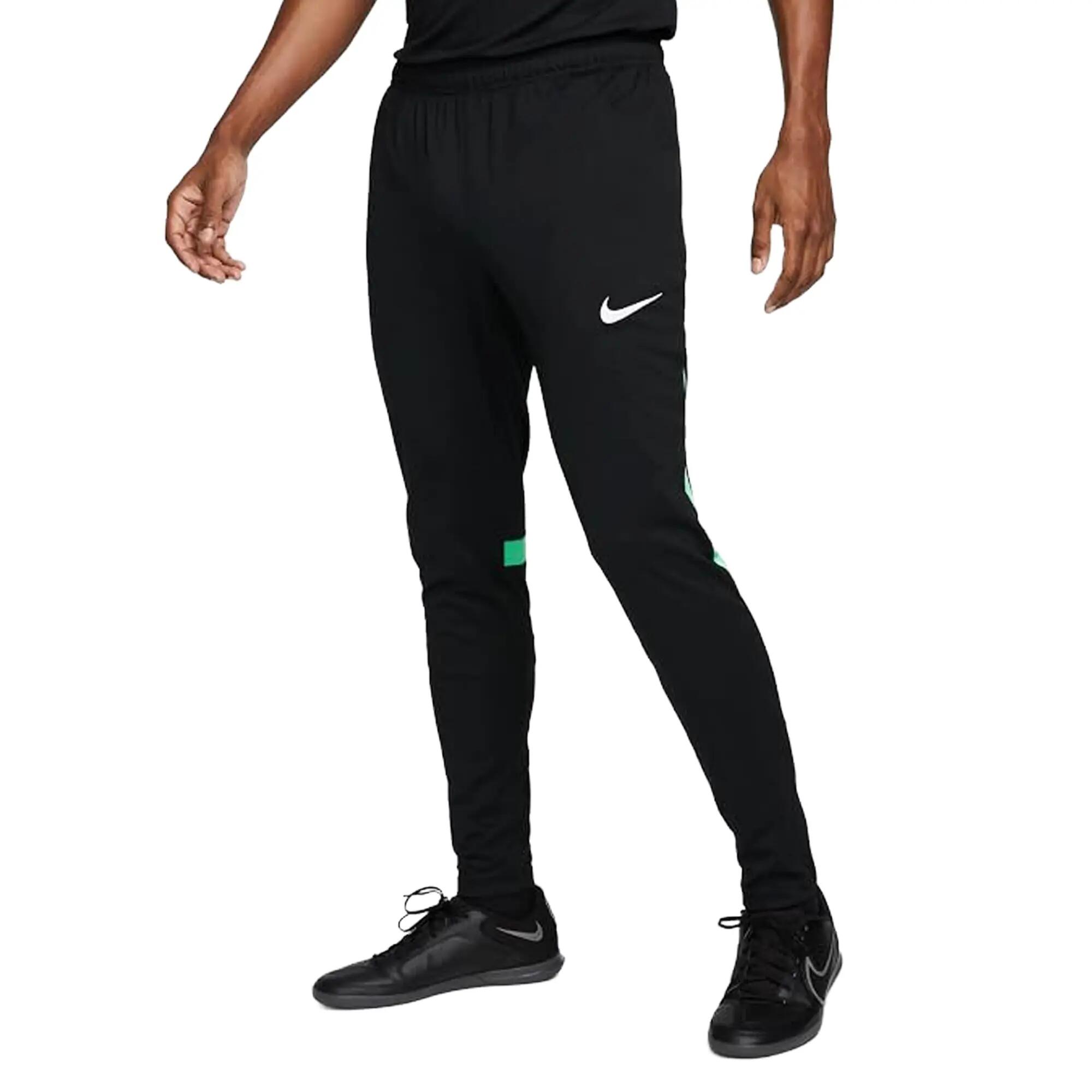 Calças de treino Academy Pro DriFIT para homem (Preto / Verde) 4/6