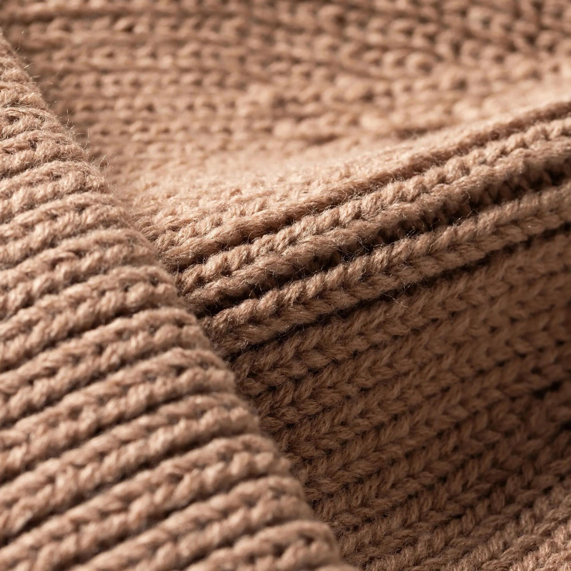 Bonnet Uni À Revers CONNORA FISHERMAN Adulte (Beige) 3/4