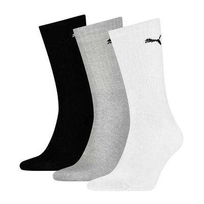 Calzettoni Sport Logo Adulto Unisex Misura Confezione 3 Puma Nero