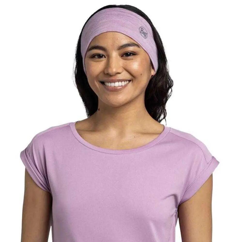 LW Merino Wool Headband Unisex Buff Rose TAILLE UNIQUE 3/6