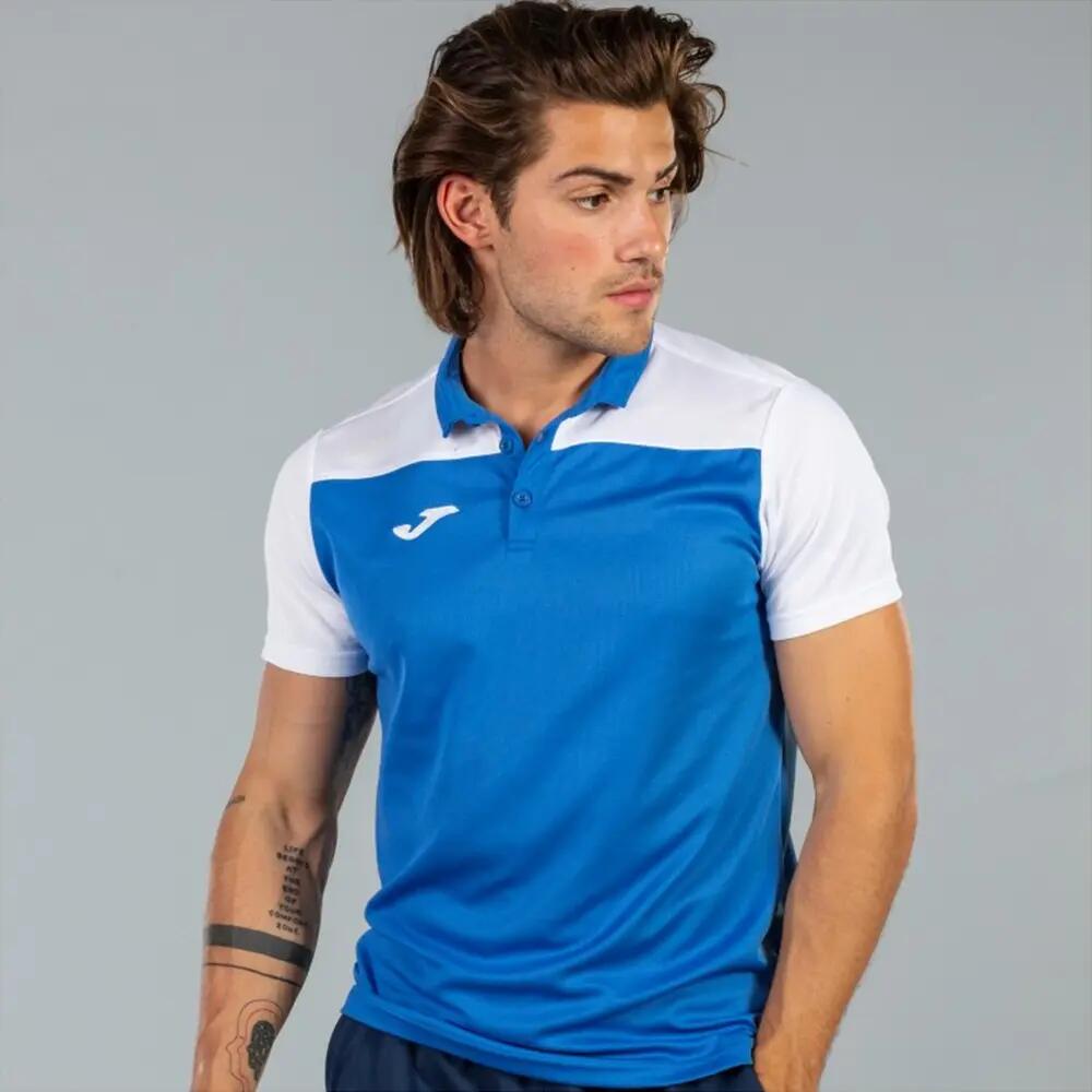 Polo Hobby II para Hombre Blanco, Azul 7/7