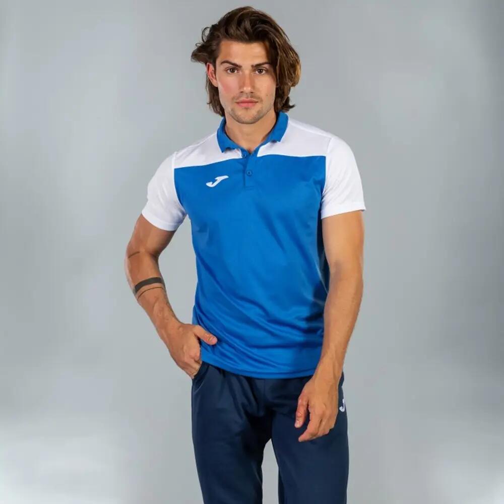 Polo Hobby II para Hombre Blanco, Azul 6/7