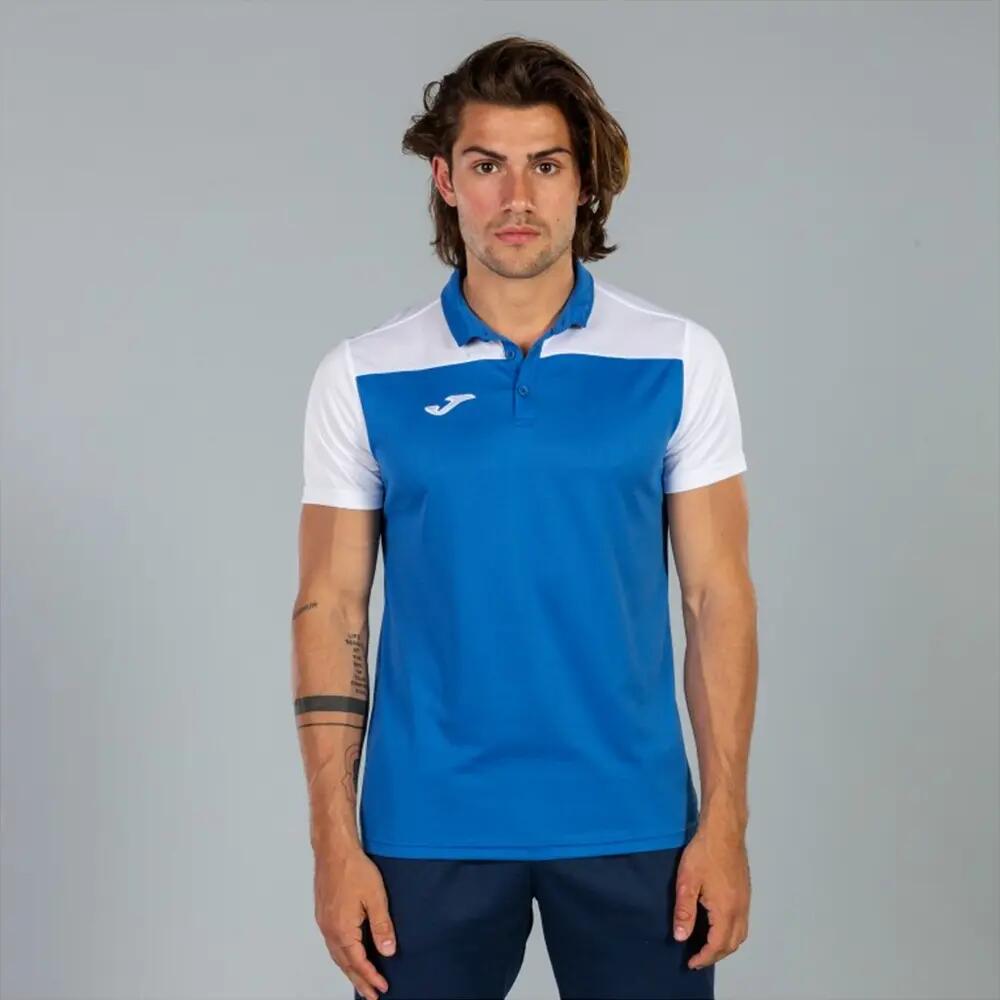 Polo Hobby II para Hombre Blanco, Azul 4/7