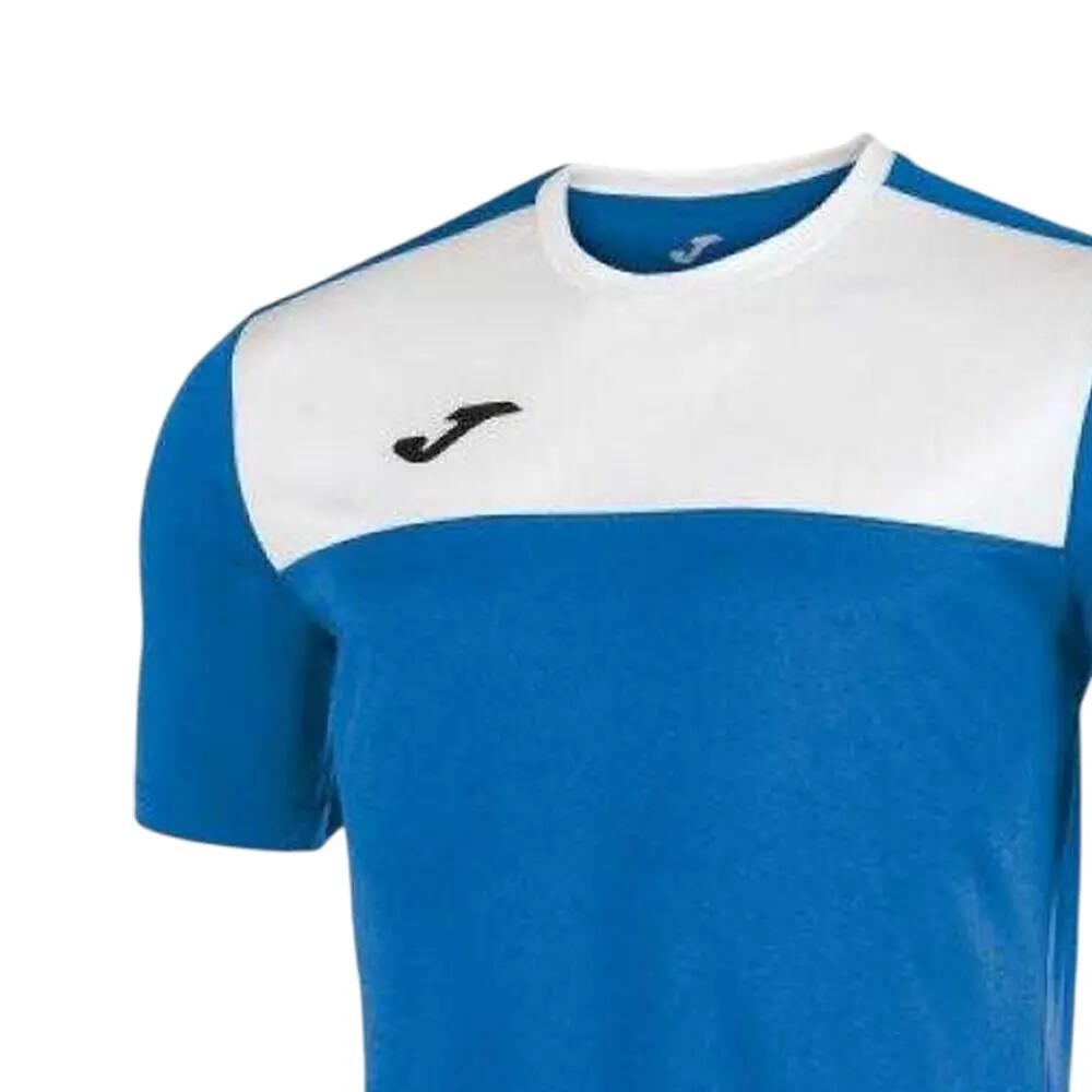 Maglietta Uomo Joma Winner Bianco Blu 2/5