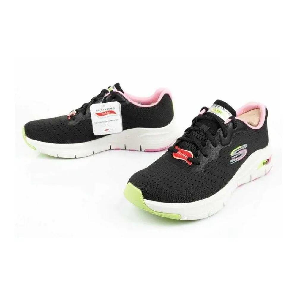 Scarpe Sportive Ad ArcoDonna Skechers Nero 6/7