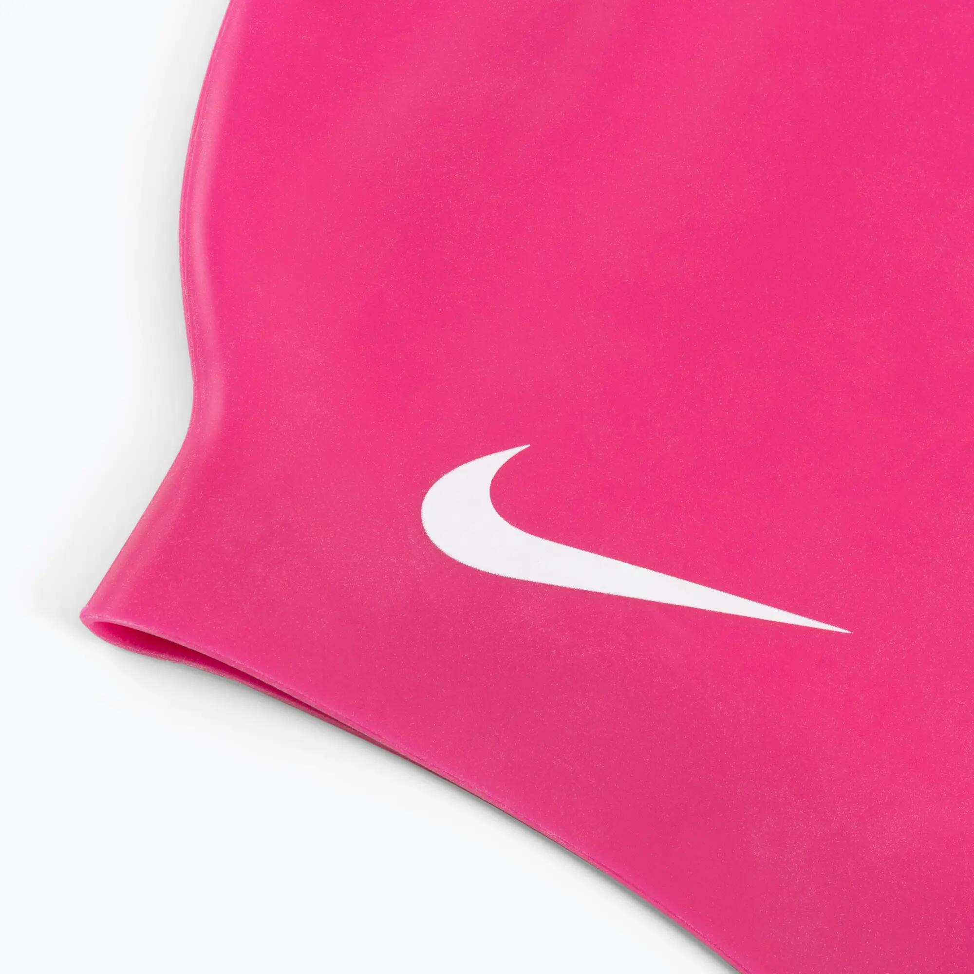 Unisex Volwassen Siliconen Zwemkapje (Roze) 2/4
