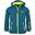 Kinder Softshell Jacke Oslofjord Petrolblau/Lime