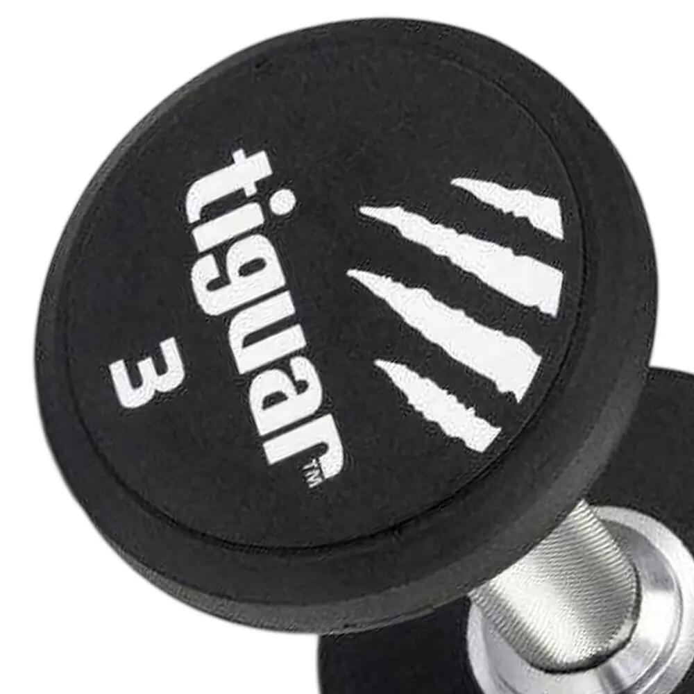 PU Coating Dumbbell (Black) 3/5