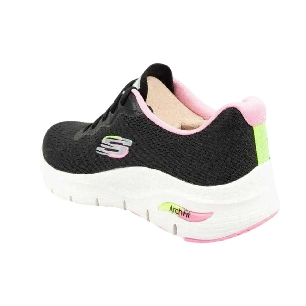 Scarpe Sportive Ad ArcoDonna Skechers Nero 2/7
