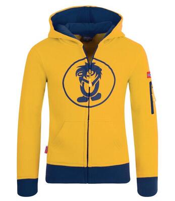 Hoodie Pullover mit Kapuze Sortland Kirschrot/Koralle
